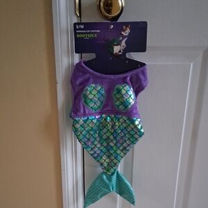 Bootique Purple and Teal Mermaid Pet Costume